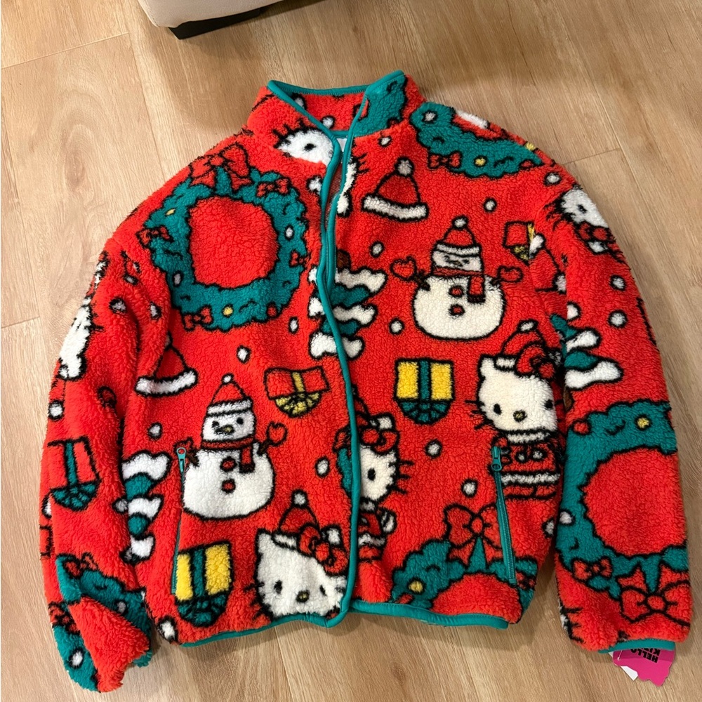 Hello Kitty Holiday Zip Jacket